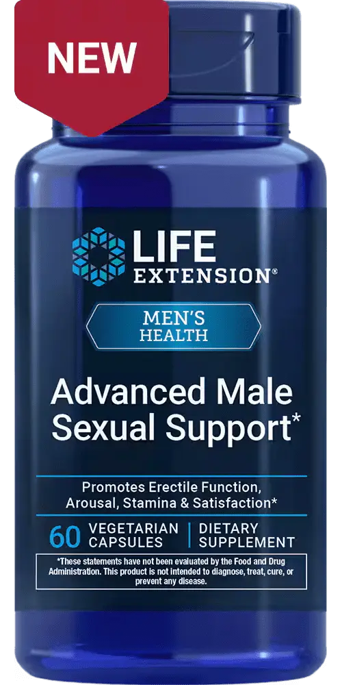 Life Extension Advanced Male Sexual Support (60 Vegetarian Capsules)