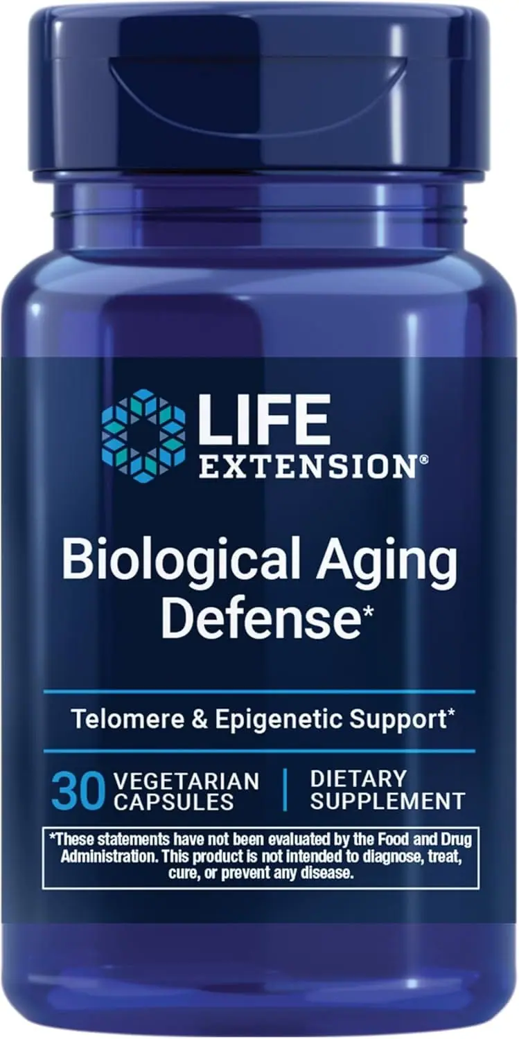 Life Extension Biological Aging Defense 100 mg (30 Vegetarian Capsules)