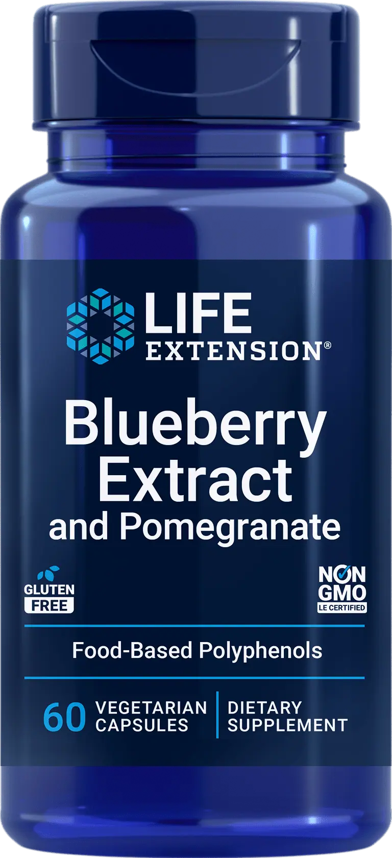 Life Extension Blueberry Extract with Pomegranate (60 Vegetarian Capsules)