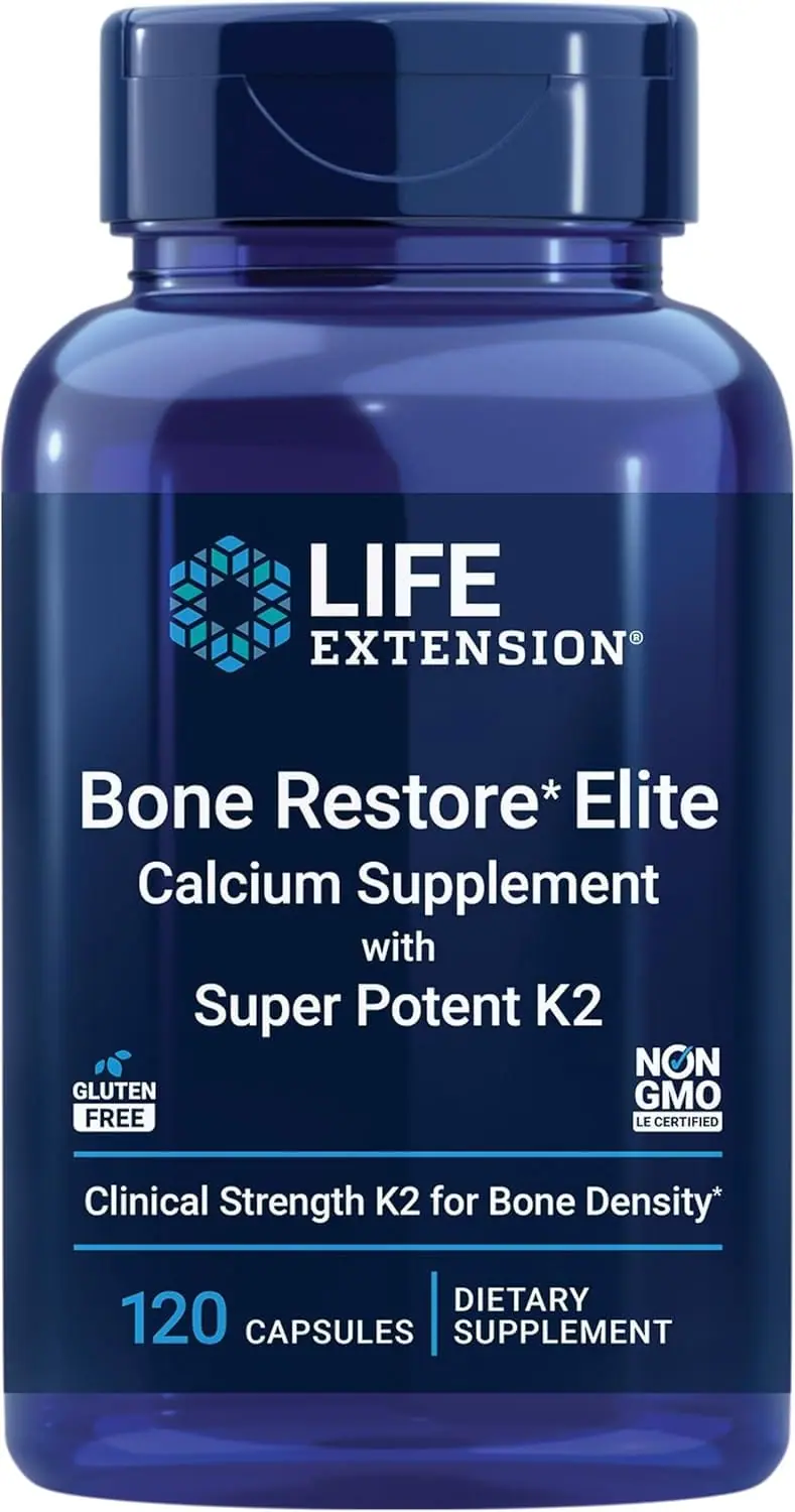 Life Extension Bone Restore Elite with Super Potent K2 (120 capsules)