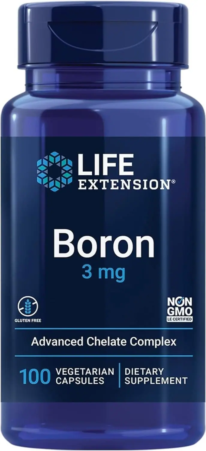 Life Extension Boron 3 mg (100 Vegetarian Capsules)