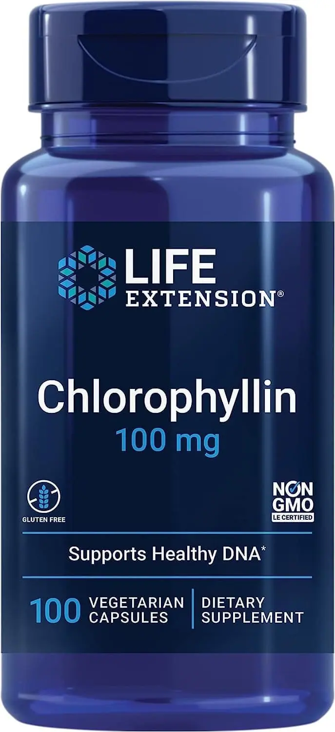 Life Extension Chlorophyllin 100 mg (100 Vegetarian Capsules)