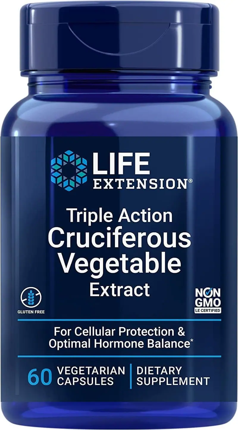 Life Extension Cruciferous Vegetable Extract Blend (60 Vegetarian Capsules)