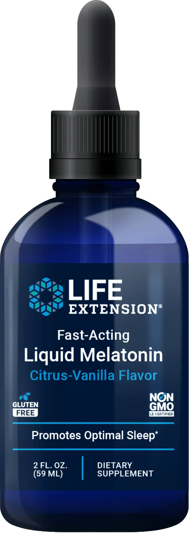 Life Extension Fast-Acting Liquid Melatonin (Citrus-Vanilla) 59 ml