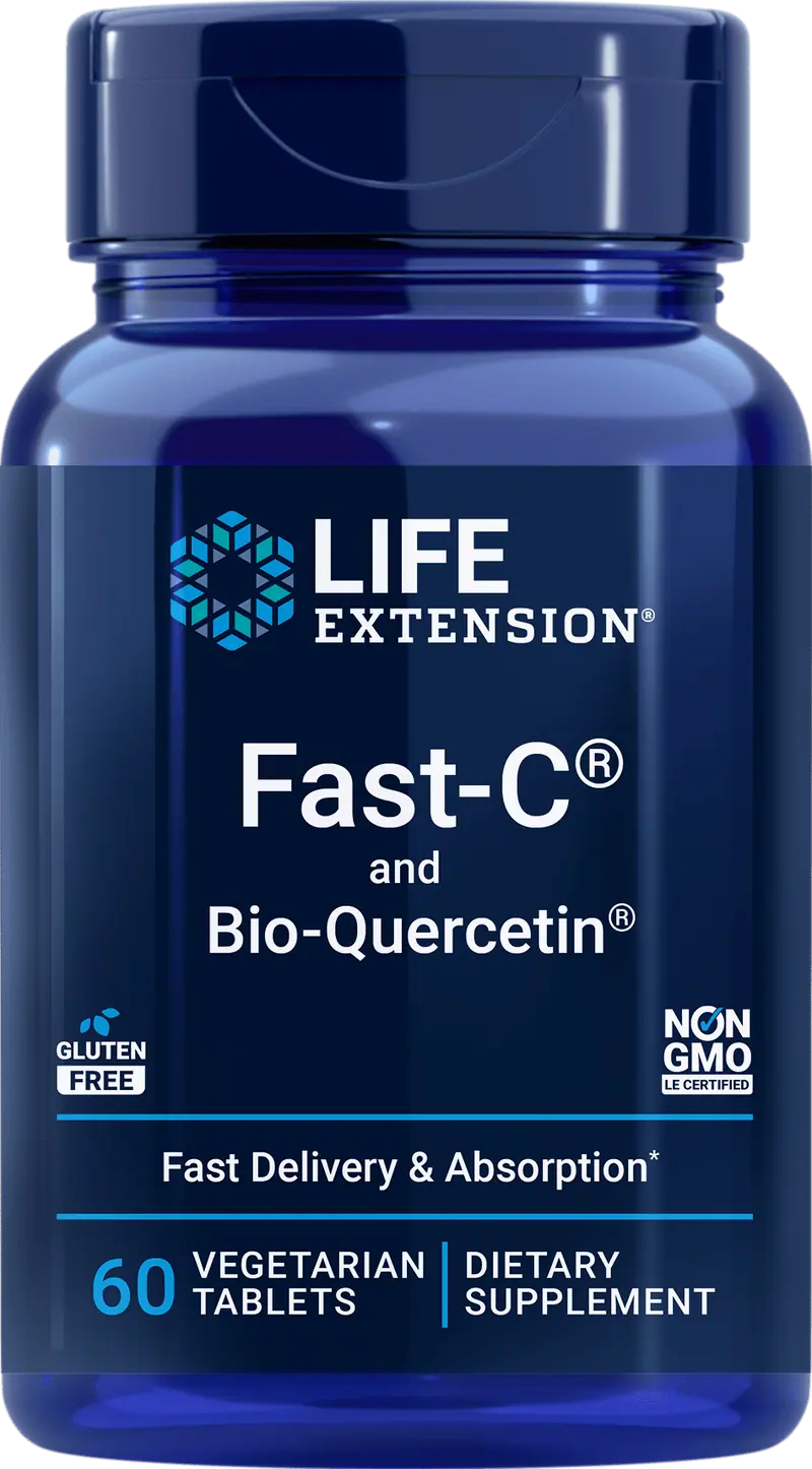 Life Extension Fast-C and Bio-Quercetin Phytosome (60 vegetarian tablets)