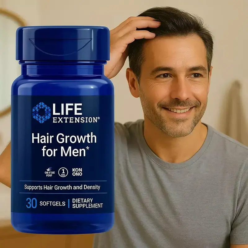 Life Extension Hair Growth for Men (30 softgels)