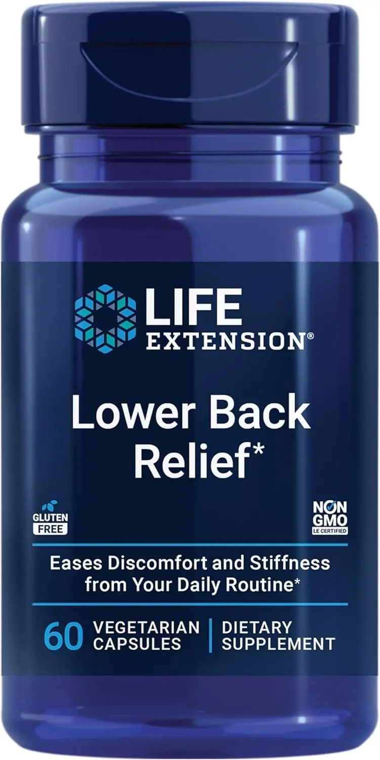 Life Extension Lower Back Botanical Formula (Vitex & Ginger) – UTLØPT DATO 05/2026 (salg til selvkost)