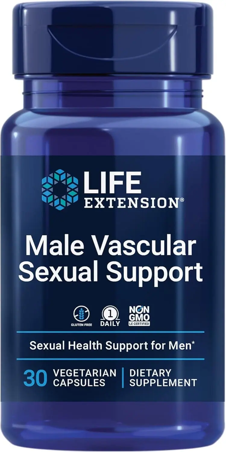 Life Extension Male Vascular Sexual Support (30 Vegetarian Capsules)