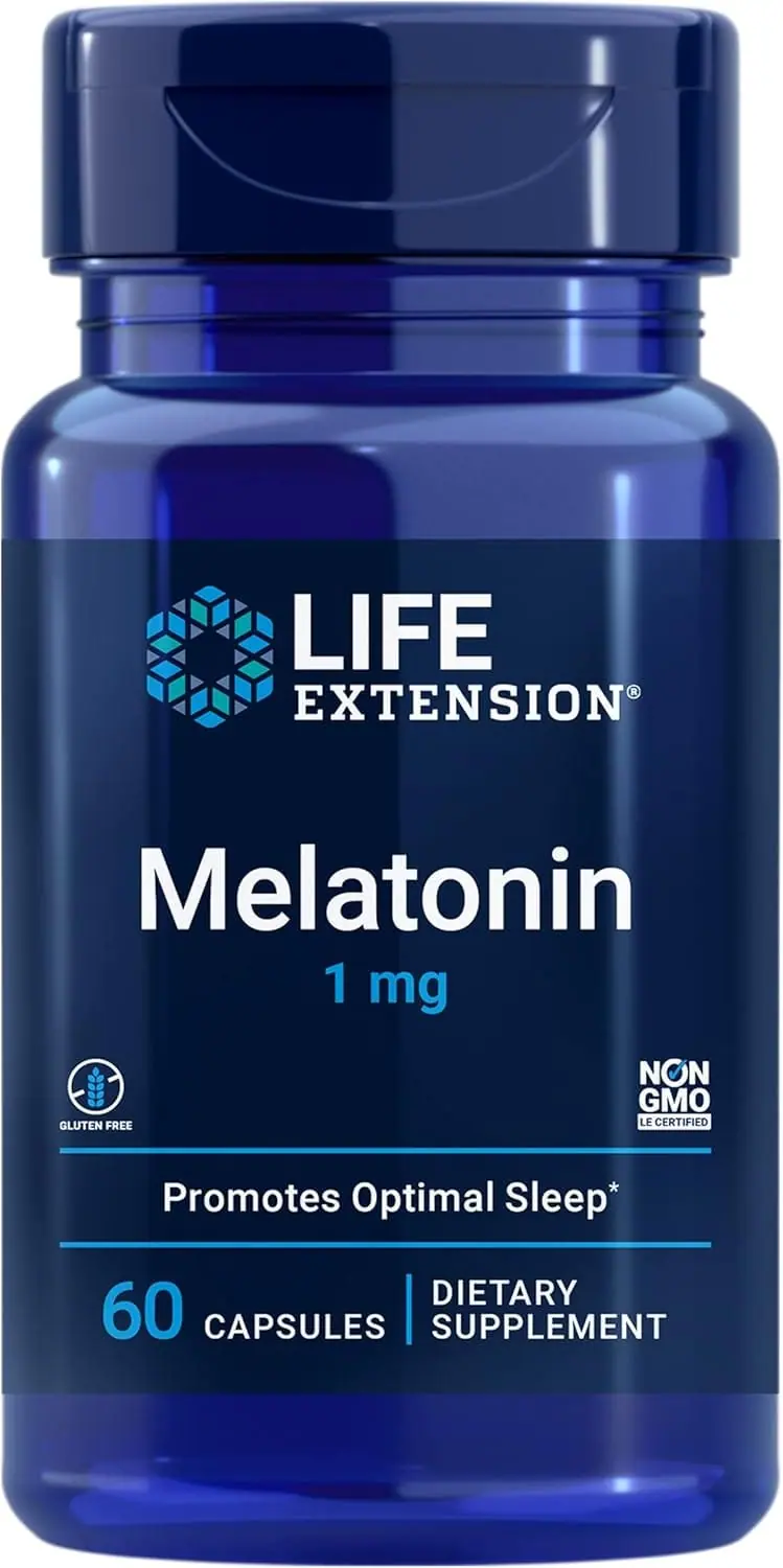 Life Extension Melatonin 1 mg (60 Capsules)