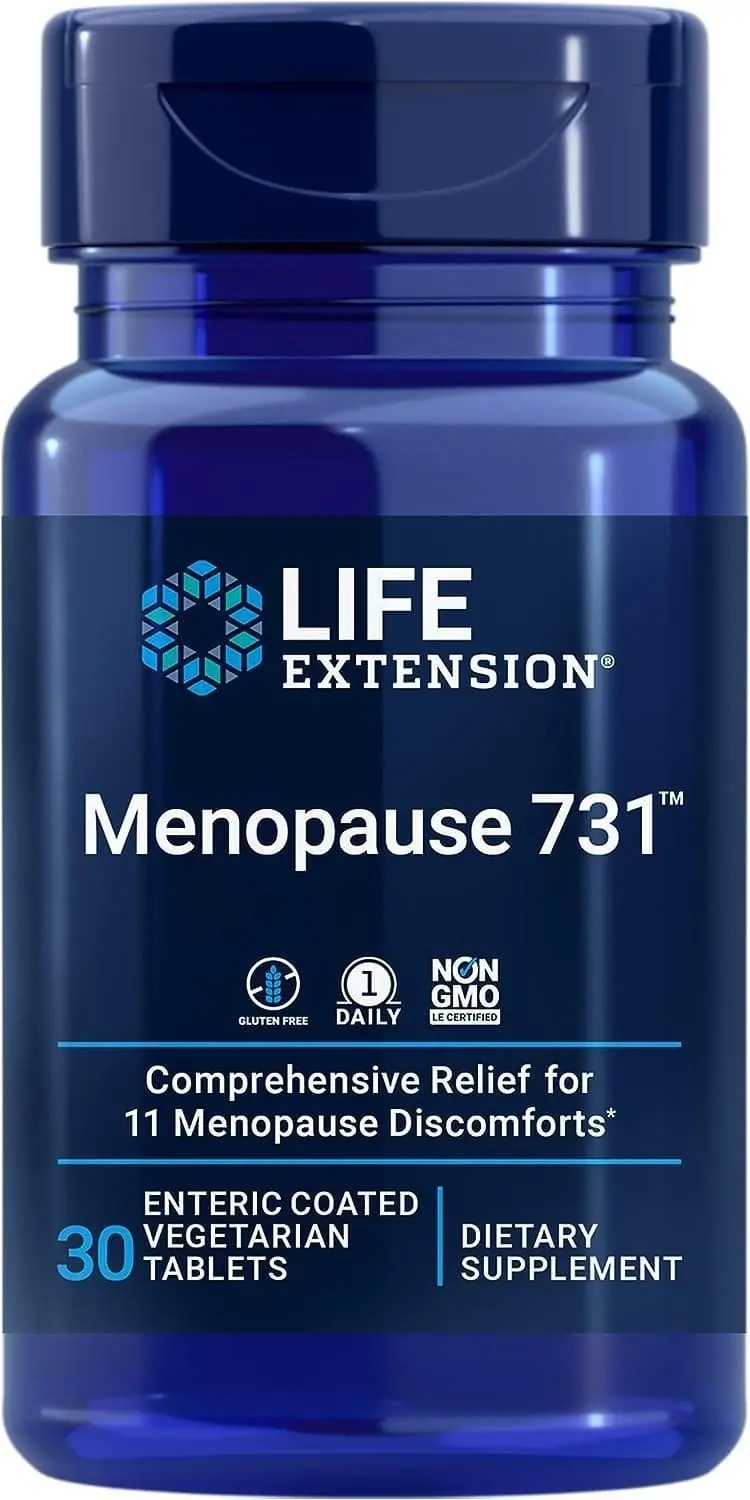 Life Extension Menopause 731 (30 Enteric-Coated Vegetarian Tablets)