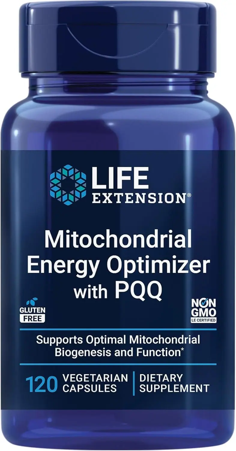 Life Extension Mitochondrial Energy Optimizer with PQQ (120 Vegetarian Capsules)