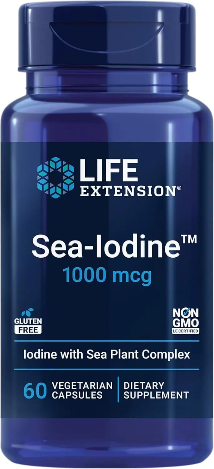 Life Extension Sea-Iodine™ 1000 µg (60 Vegetarian Capsules)