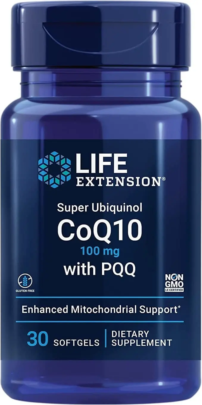 Life Extension Super Ubiquinol CoQ10 with PQQ 100 mg (30 softgels)