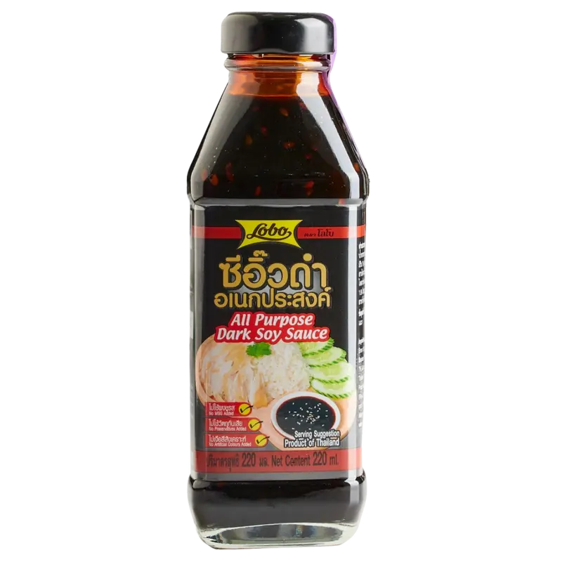Lobo All Purpose Dark Soy Sauce, 220ml