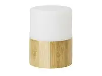 Lysholder DUNI Ø75x105mm Bamboo bright