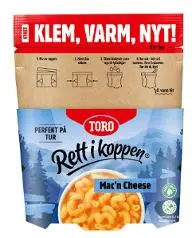 Mac'n'cheese TORO Rett i koppen