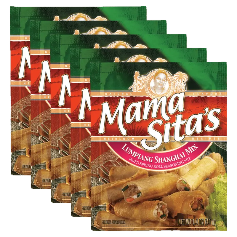 Mama Sita’s Lumpiang Shanghai Mix (Fried Spring Roll Seasoning Mix) 6x40g