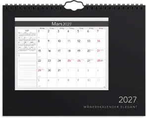 Månedskalender GRIEG 2027 Elegant