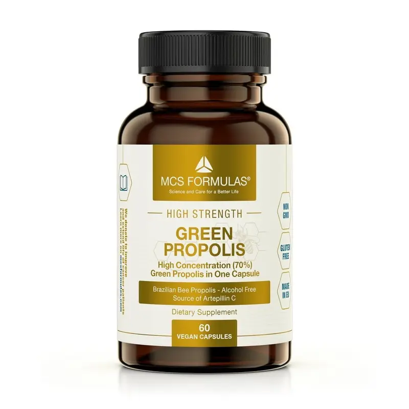 MCS Formulas Premium Green Propolis Extract (60 capsules)
