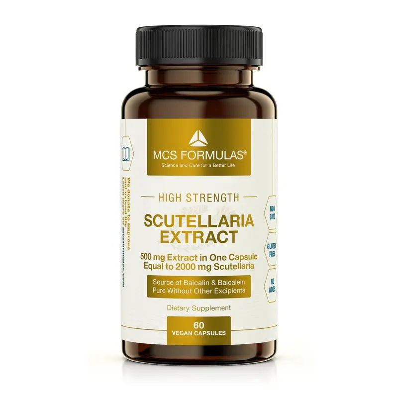 MCS Formulas Scutellaria Extract (500 mg, 60 vegan capsules)