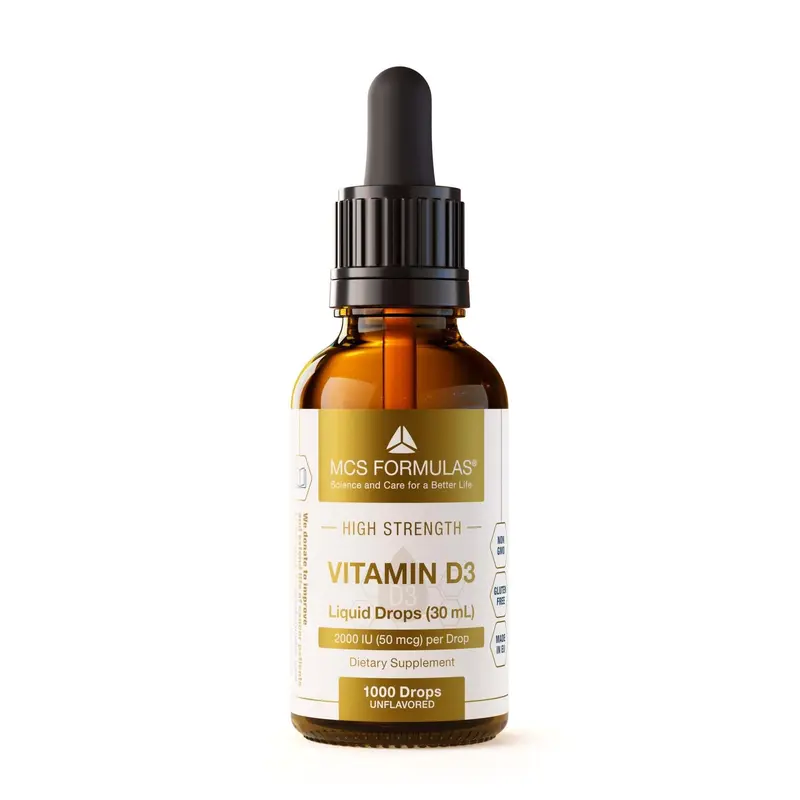 MCS Formulas Vitamin D3 Liquid Drops 50 µg / 2000 IU (30 ml)