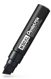 Merkepenn PENTEL N50XL Skrå 7-17mm sort