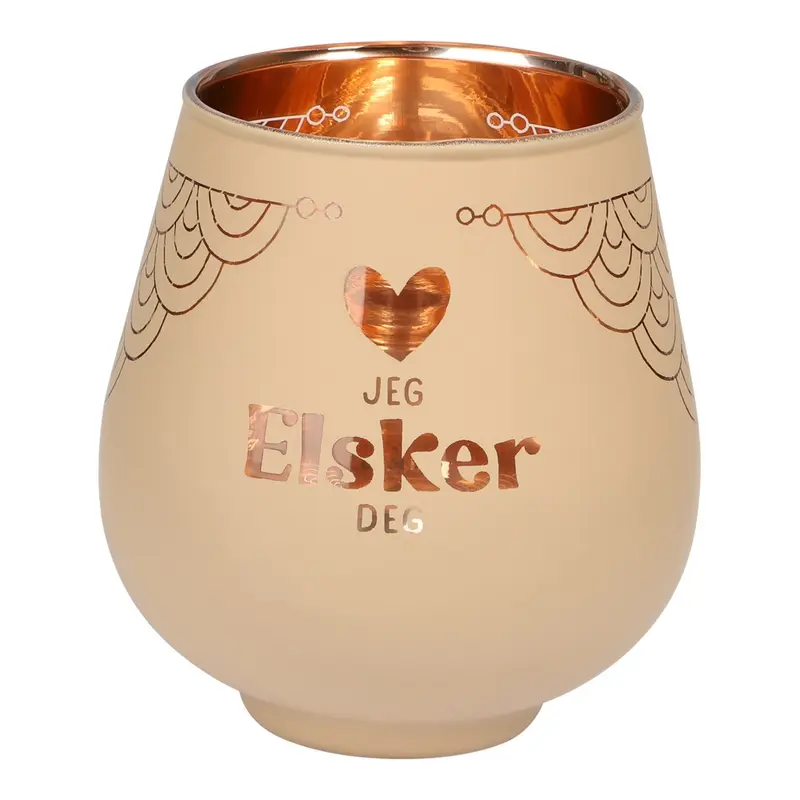 MIRROR CANDLE JEG ELSKER DEG