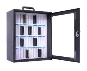 Mobiloppbevaring PAVO 48 telefoner sort