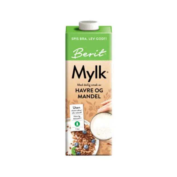 Mylk Oat & Almond Drink - Mylk Havre&Mandel 1l Berit