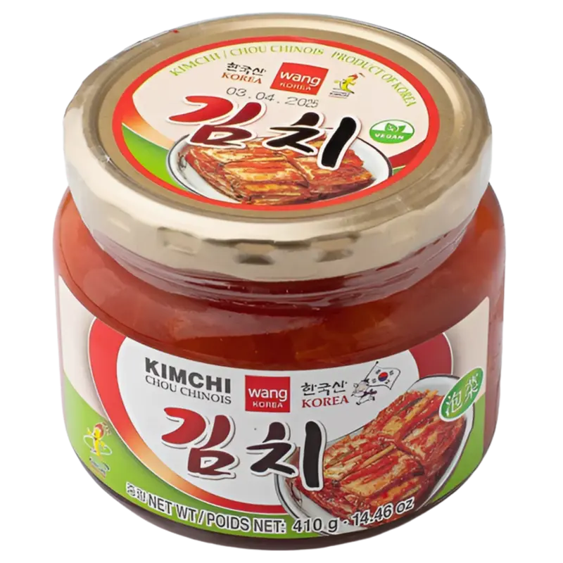 Napa Kål Kimchi i Glassflaske - WANG, 410g