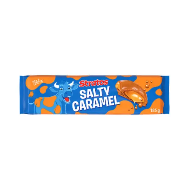 Nidar Stratos Salty Caramel Chocolate 185g