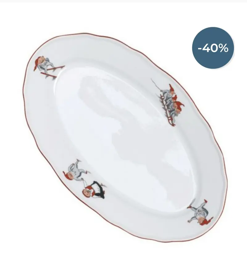 NISSE OVALFAT 28 CM