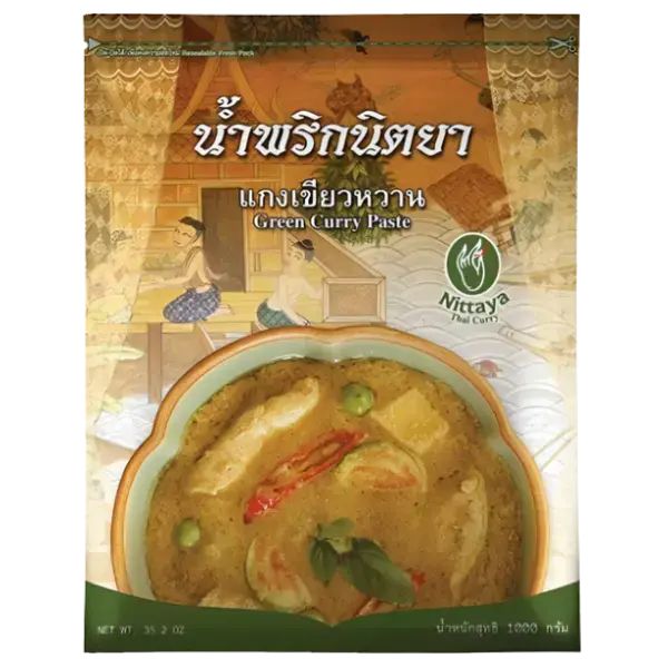 Nittaya Green Curry Paste, 1kg