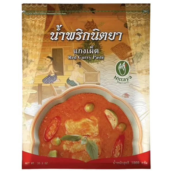 Nittaya Red Curry Paste, 1kg