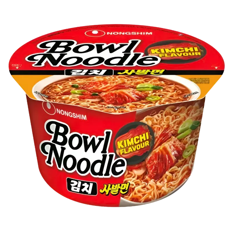 Nongshim Bowl Noodle Kimchi Flavour, 100g