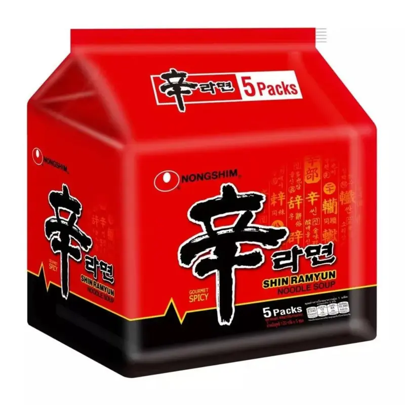 Nongshim Instant Nudler Shin Ramyun Multipack, 600g (5x120g)