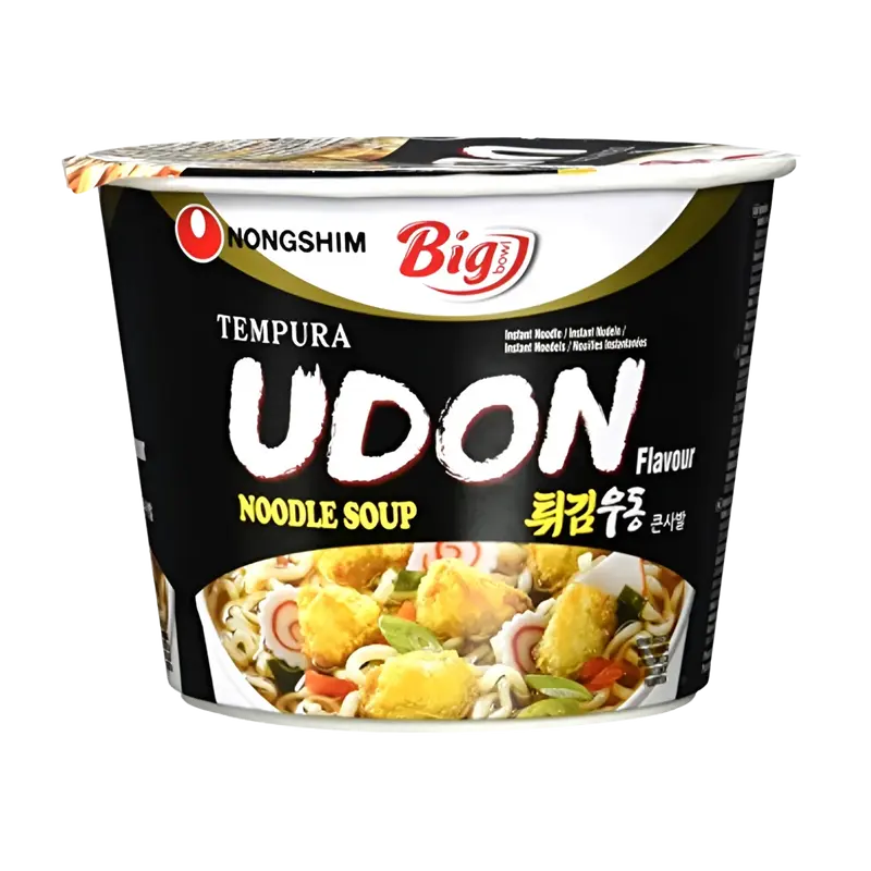 Nongshim Tempura Udon Noodle Soup Bowl, 111g