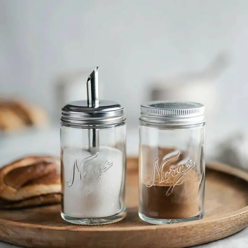 NORGESGLAS Sukkerbørse/kanel