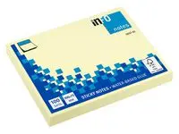 Notatblokk INFO 100X75mm Power gul