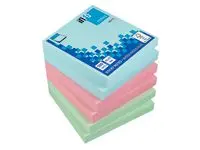 Notatblokk INFO 75X75mm pastell (6)