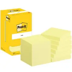 Notatblokk POST-IT 76x76 CY (12)