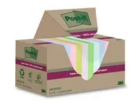 Notatblokk POST-IT SSN48x48 Resi ass(12)