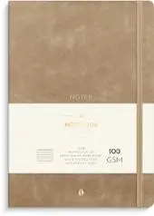Notatbok BURDE Deluxe A5 Smooth Beige