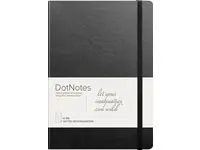 Notatbok BURDE DotNotes A5 udatert sort