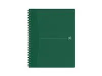 Notatbok OXFORD Origins A4+ rut 90g grøn