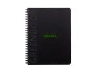 Notatbok RHODIA GreenBook A5+ 90g ruter