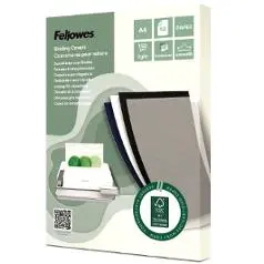 Omslag ring FELLOWES A4 150my klar (50)