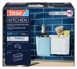 Oppbevaring TESA oppvaskutstyr vegghengt