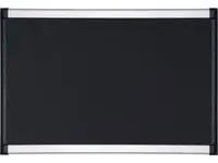 Oppslagstavle BI-OFFICE 90x120cm sort