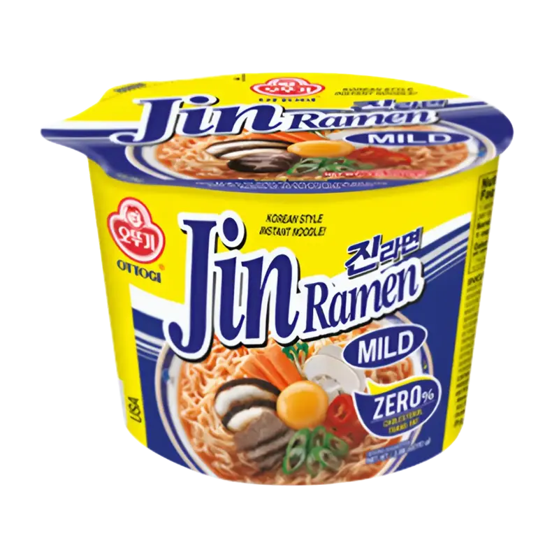 Ottori Instant Noodle Jin Ramen Mild Bowl, 110g